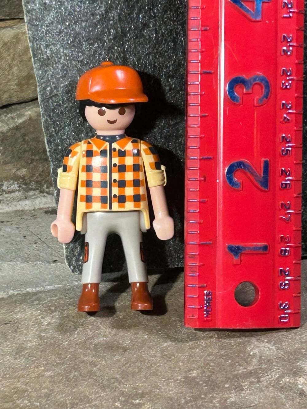 Playmobil Action Figure Hunter Farmer Woodsman 3" Geobra 1997